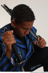 Garson KNEELING POSE WITH KATANA AND SHOTGUN